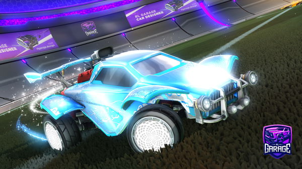 A Rocket League car design from BATTLE_Monkey20