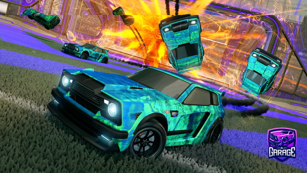 A Rocket League car design from Polka