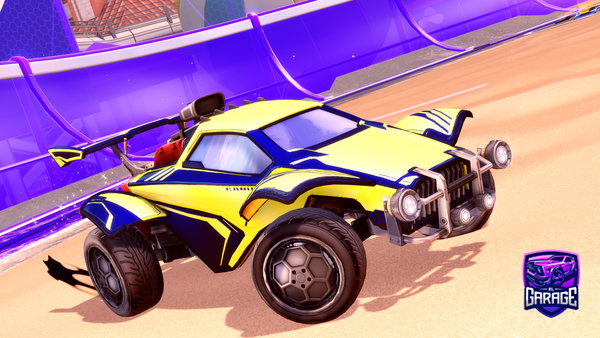 A Rocket League car design from Map1e
