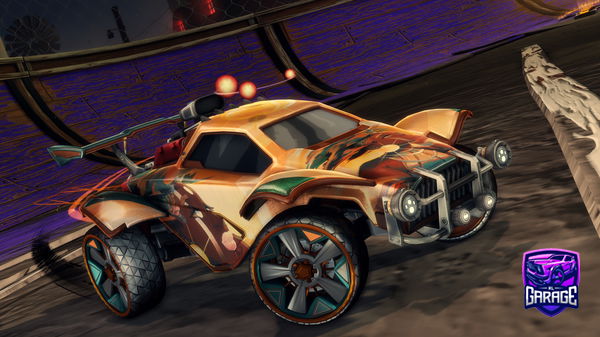 A Rocket League car design from Kugelmagnet69