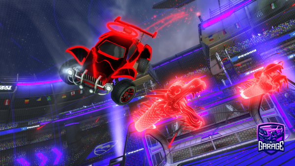 A Rocket League car design from iamahumanbean123