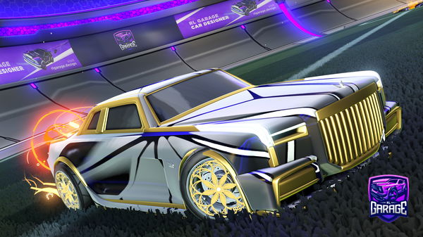 A Rocket League car design from Gyaradosing