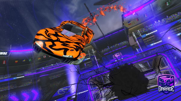 A Rocket League car design from Rbeas09