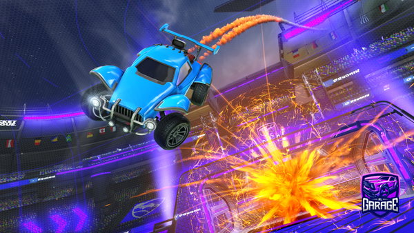 A Rocket League car design from reflexeasting3