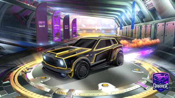 A Rocket League car design from HyperFire22