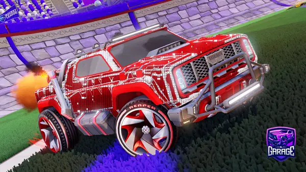 A Rocket League car design from Dunezys