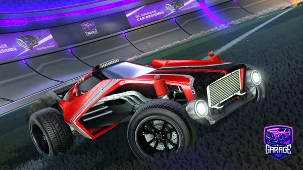 A Rocket League car design from Kazzui