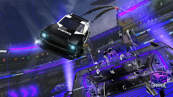 A Rocket League car design from 4L1