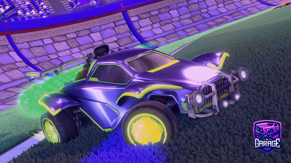 A Rocket League car design from Meatb4ll2