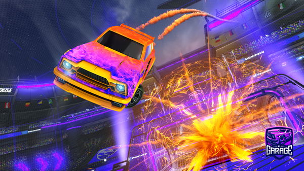 A Rocket League car design from t0mrh0desss