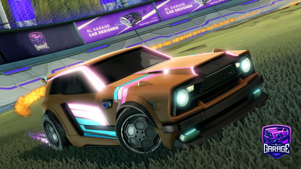 A Rocket League car design from lightskinBBC
