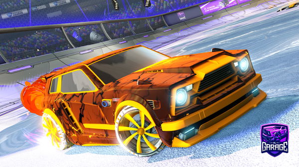 A Rocket League car design from dangerduck