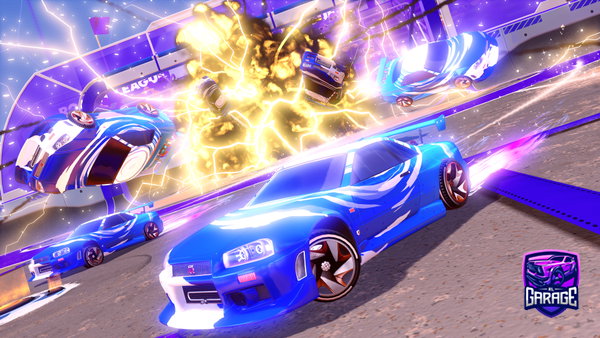 A Rocket League car design from Pinkroom3737