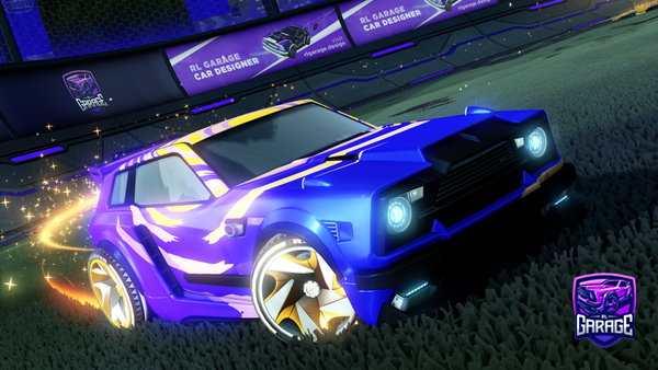 A Rocket League car design from Jemz2