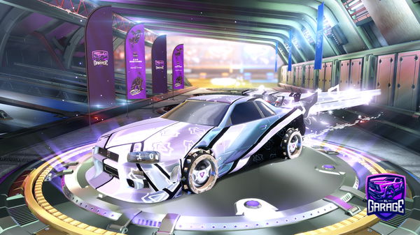 A Rocket League car design from NissanSkyline10