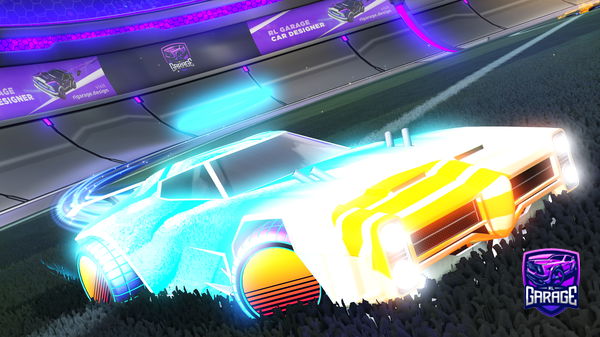 A Rocket League car design from SplitLemon
