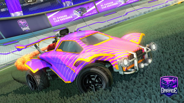A Rocket League car design from Isd1as