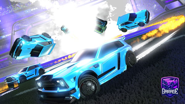 A Rocket League car design from BTG3