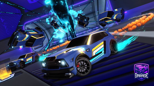 A Rocket League car design from Zeolinho