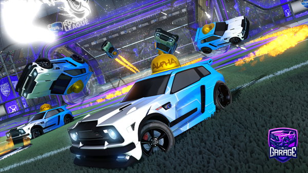 A Rocket League car design from Lucassy2010