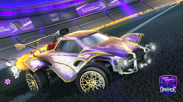 A Rocket League car design from hXcLLaMa