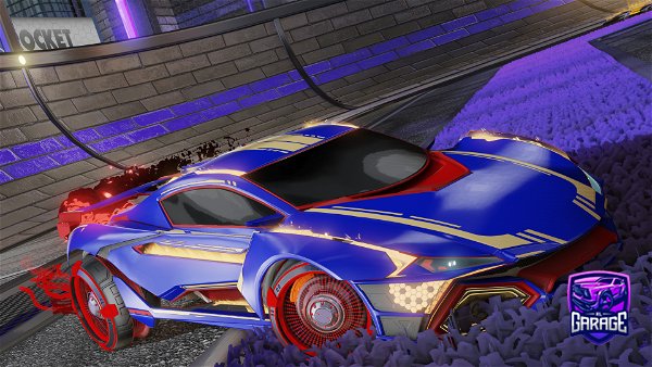 A Rocket League car design from CaptainFluffy