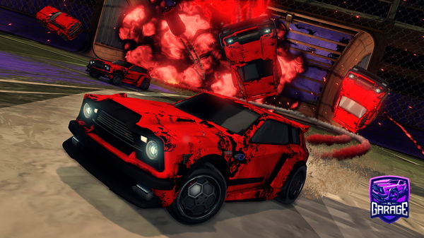 A Rocket League car design from WarXJxmie