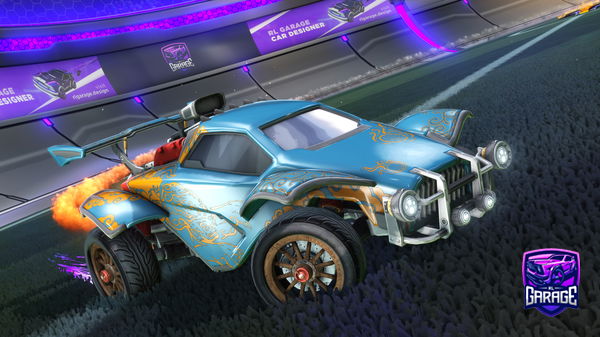 A Rocket League car design from turbo492