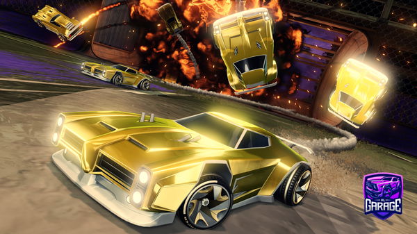 A Rocket League car design from slashcokeacola