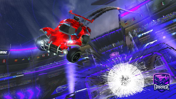 A Rocket League car design from RaccoonsYum