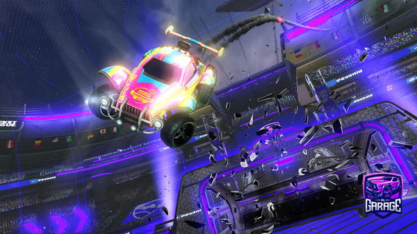 A Rocket League car design from Rebrid