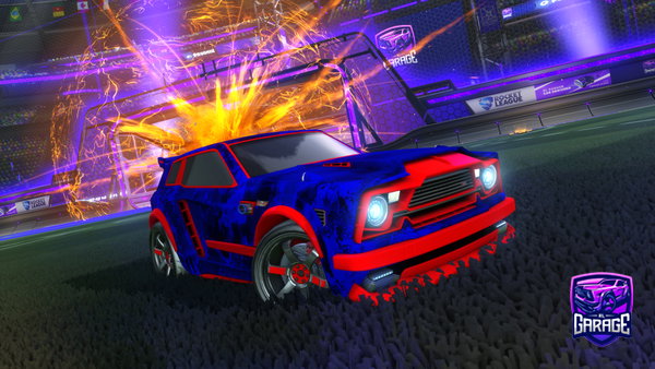 A Rocket League car design from XD_Juozukas