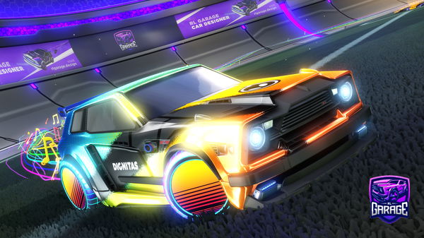 A Rocket League car design from JoemamaOnSwitch