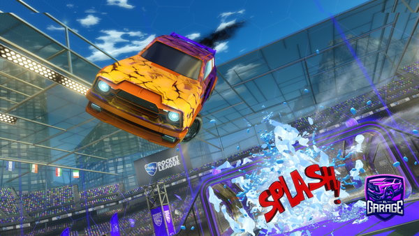 A Rocket League car design from XxRileythestream1