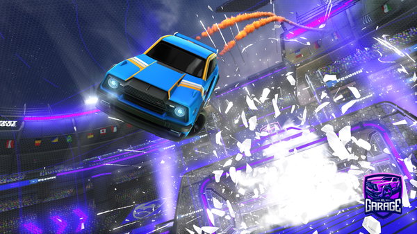 A Rocket League car design from XbowuwuYT
