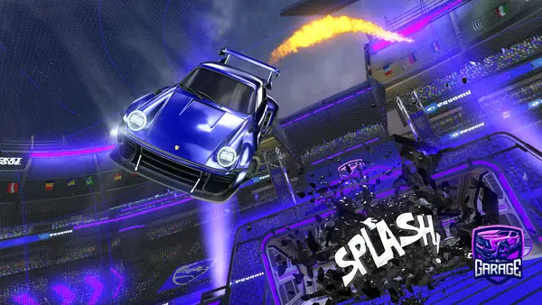 A Rocket League car design from Carbonator