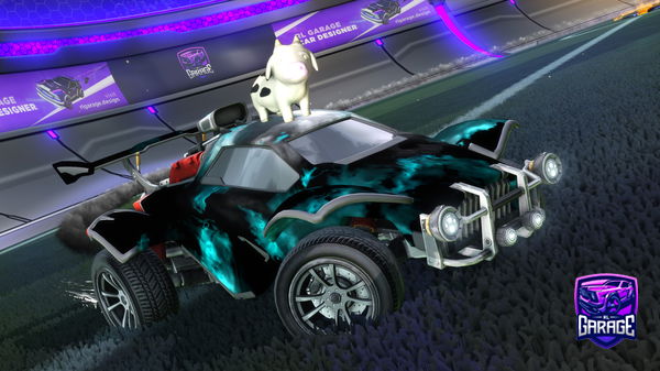 A Rocket League car design from Shadow5498