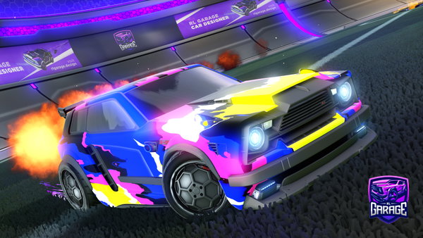 A Rocket League car design from GamerHeroYT