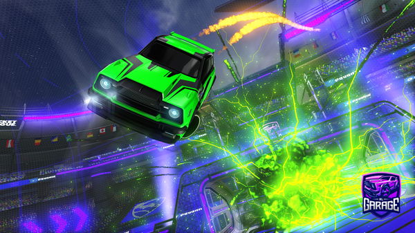 A Rocket League car design from vxdzi