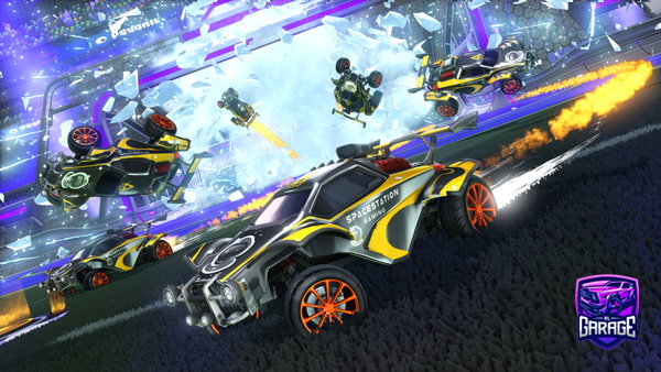 A Rocket League car design from Q2W2