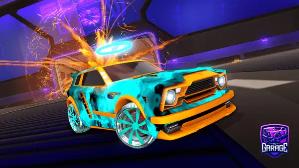 A Rocket League car design from xlPXSSIVElx