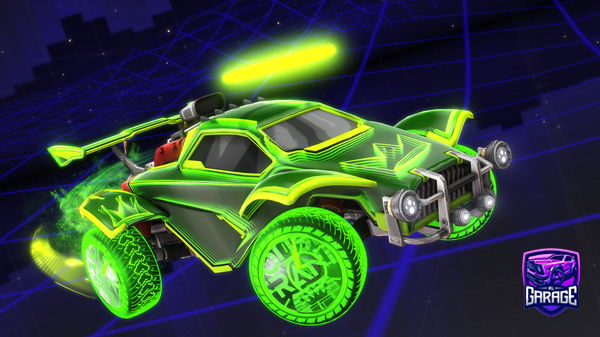 A Rocket League car design from imbassiii