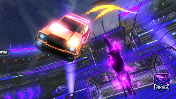 A Rocket League car design from RadarfxOnPS