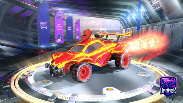 A Rocket League car design from Click_infernal