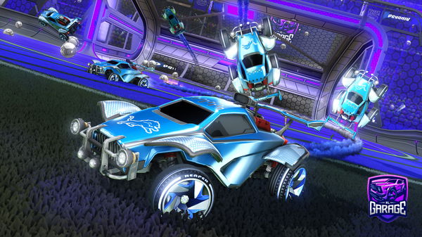 A Rocket League car design from DetroitLionsFan100