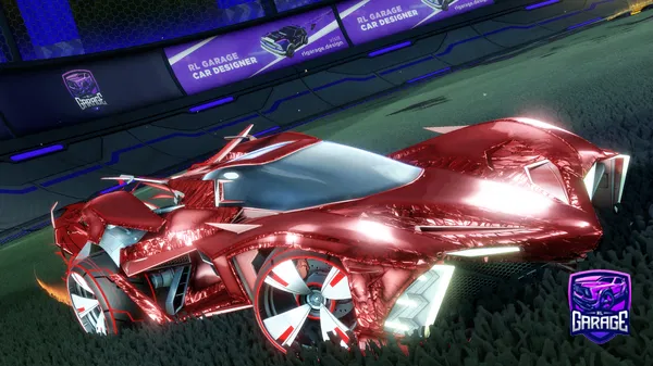 A Rocket League car design from Silver2rumble