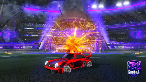A Rocket League car design from Zombzz