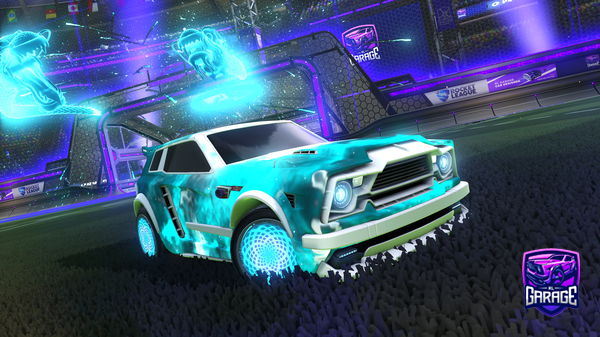 A Rocket League car design from FDFluu