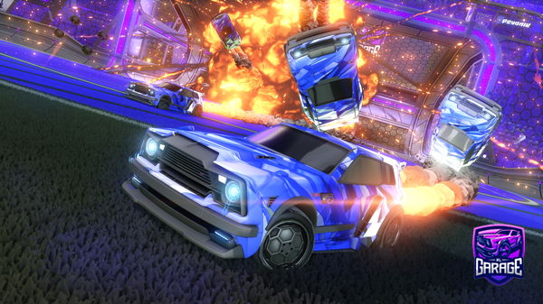 A Rocket League car design from oThornsMC