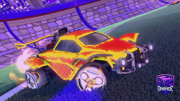 A Rocket League car design from Ashley_